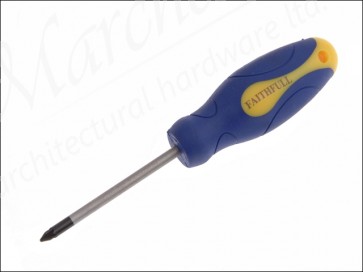 Pozidriv Soft Grip Screwdriver 1pz x 75mm