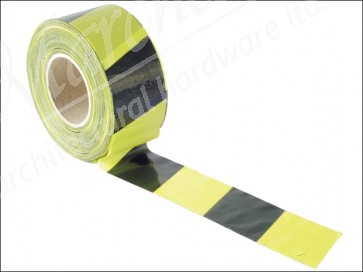 Barrier Tape 70mm x 500m Black/yellow