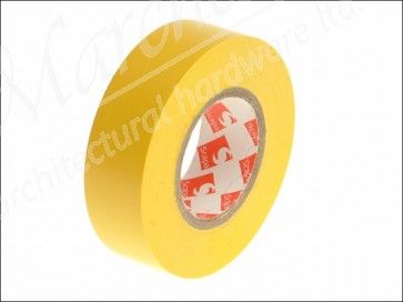 PVC Electrical Tape 19mm x 20m Yellow