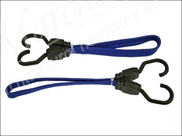 Flat Bungee Cord 46cm (18in) Blue