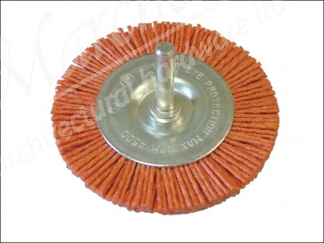 Nylon Wheels Flat 75 x 6mm Shank