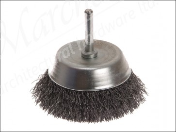 Wire Cup Brush 75 x 6mm Shank 0.30mm