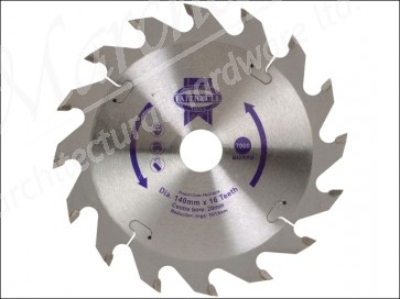 Circular Saw Blade TCT 140 x 20 x 16 Tooth