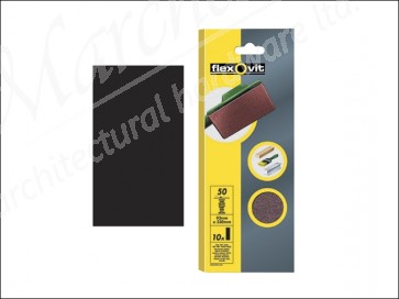 1/3 Sanding Sheets 93 x 230 Plain Fine 120g (10)