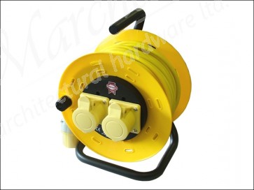 Cable Reel Open Frame 50 Metre 16amp (110 Volt)