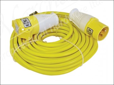 TL14HDUTY Trailing Lead (110 Volt)  14 metre 16 Amp 2.5mm Cable