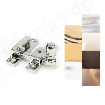 Narrow Mushroom Quadrant Fastener - Various Finishes