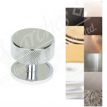 38mm Brompton Cabinet Knob (Plain) - Various Finishes