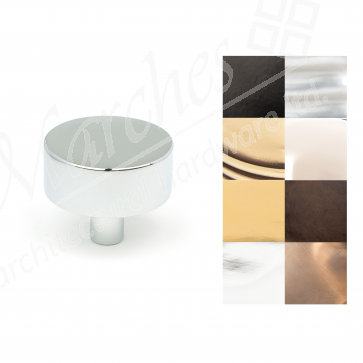 38mm Kelso Cabinet Knob (No rose) - Various Finishes