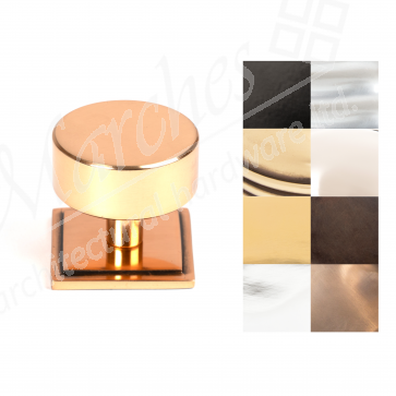 38mm Kelso Cabinet Knob (Square) - Various Finishes