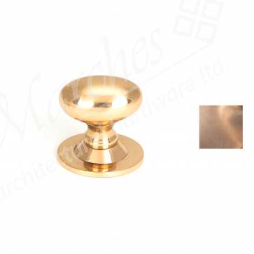 Oval Cabinet Knob - Polished Bronze