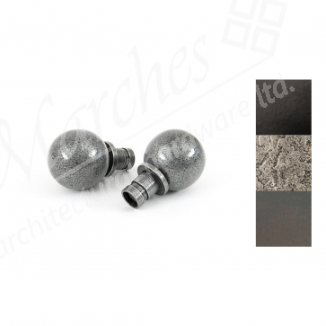 Ball Curtain Finial (pair) - Various Finishes