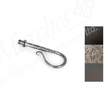 Shepherd's Crook Curtain Finial (pair) - Various Finishes