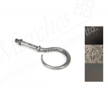 Hook Curtain Finial (pair) - Various Finishes