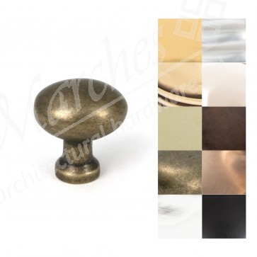 Moore Cabinet Knob - 25mm - Various Finishes