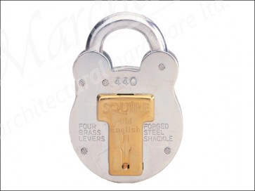 440 Old English Padlock with Steel Case 51mm