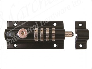 Combi 2 Recodeable Locking Bolt 125mm - Black
