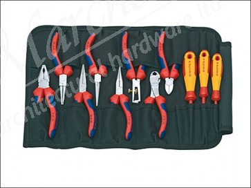 Plier & screwdriver set in toolbag 11 Piece