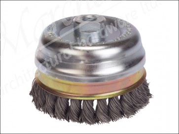 Knot Cup Brush 65 x M14 x 20 x 0.5 Stainless Wire