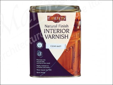 Natural Finish Internal Varnish Clear Matt 1 Litre