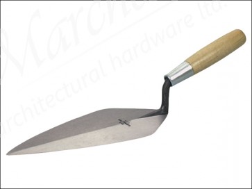 33 10in Brick Trowel London Pattern - Wooden Handle