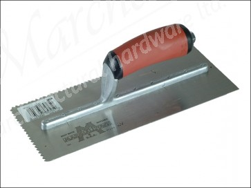 701SD V Notched Trowel - Durasoft Handle