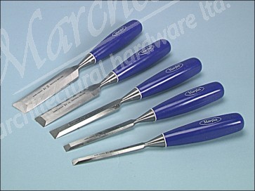 M444 Blue Chip Bevel Edge Chisel - Set of 5