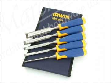 MS500 Soft Touch Bevel Edge Chisel Set 5 Wallet