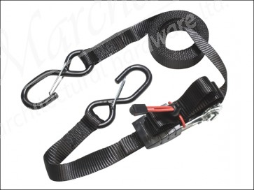 Ratchet Tiedown + Hooks 4.5M 