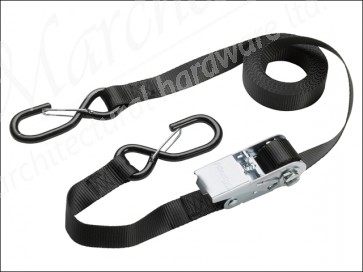 Ratchet Tie Down + S Hooks 5M