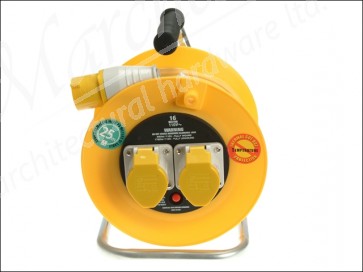 Cable Reel 25m 16 amp 110 Volt Thermal Cutout