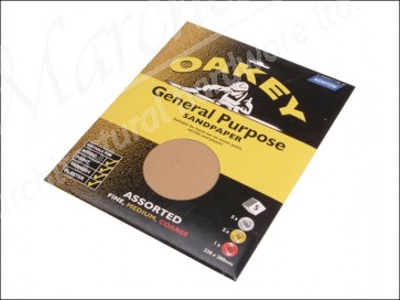 Glasspaper Sheets Pack 25 3 63642558285