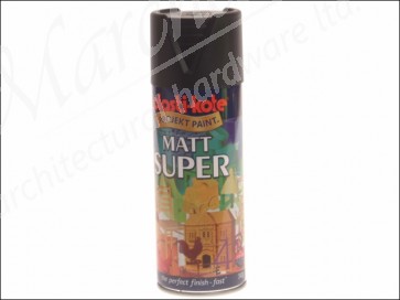 Enamel Matt Black 400 ml Super