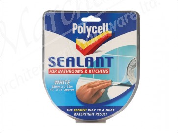 Seal Strip Bathroom / Kitchen 41mm White