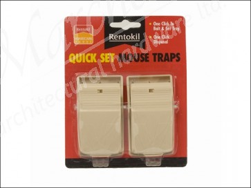 Quick Set Mouse Traps FQ01 (Twin Pack)
