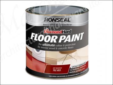 Diamond Hard Floor Paint Tile Red 2.5 Litre