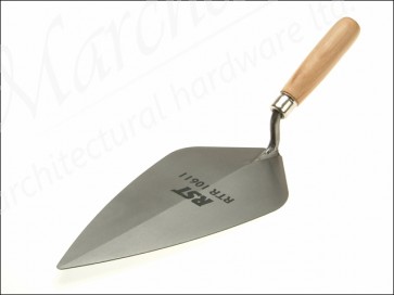 10in Brick Trowel London Pattern - Wooden Handle RTR10610