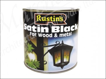 Satin Black Paint Quick Drying 250 ml