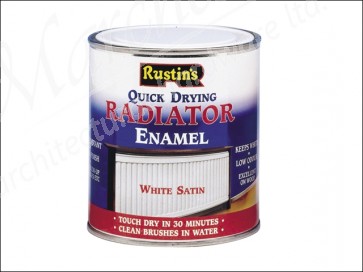 Quick Dry Radiator Enamel Satin White 250 ml