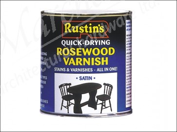 Quick Dry Coloured Varnish Satin Teak 250 ml