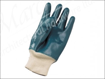 Nitrile Knitwrist Heavy-Duty Gloves