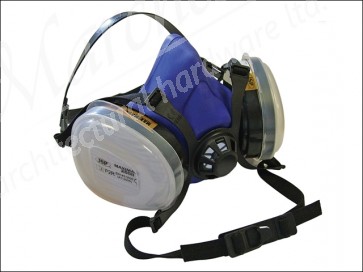 Twin Half Mask Respirator + P2 Dust Filter Cartridges