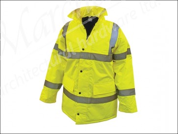 Hi-vis Motorway Jacket Yellow - Large