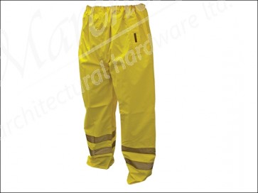 Hi-Vis Motorway Trouser Yellow - Medium