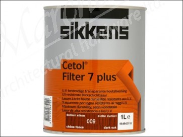 Cetol Filter 7 Plus Translucent Woodstain 1 Litre Dark Oak