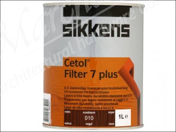 Cetol Filter 7 Plus Translucent Woodstain 1 Litre Walnut