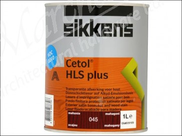 Cetol HLS Plus Translucent Woodstain 1 Litre Mahogany