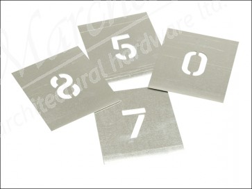 Set of Zinc Stencils - Figures 1.in Wallet