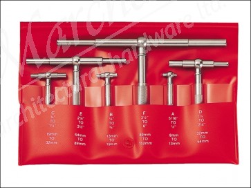 S579HZ Telescopic Gauge Set 6pc