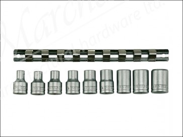 M1210 Socket Clip Rail TX-E 9 Piece 1/2in Drive